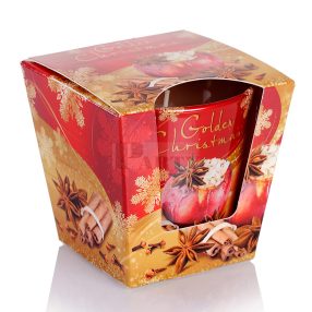   Karácsonyi illatgyertya sült alma, fahéj és fűszeres illattal 115g