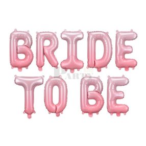 Bride to be lufi felierat matt pink