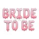 Bride to be lufi felierat matt pink