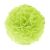 Zöld pompom gömb dekoráció 25cm