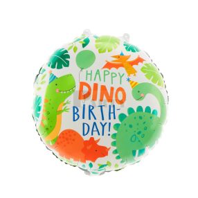 Happy Dino-Birthday fólia lufi 45 cm