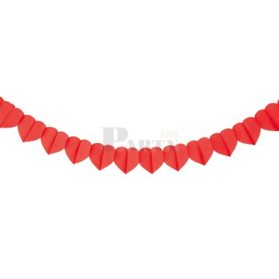 Szív girland 16x200 cm