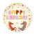 Happy Birthday lovas születésnapi fólia lufi 45 cm