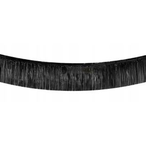 Fekete fólia girland 30*3 m
