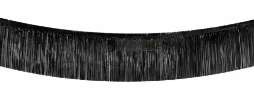 Fekete fólia girland 30*3 m