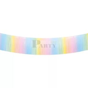 Pasztel fólia girland 30*3 m