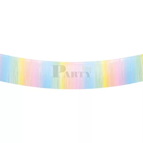 Pasztel fólia girland 30*3 m