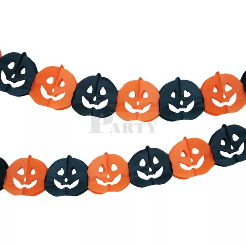 Halloween tök füzér (300cm)