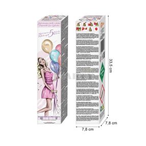 Hélium palack - 5 db 23 cm-es lufi fújáshoz 