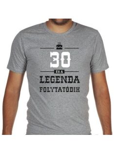 30 és a Legenda folytatódik póló XXL-es