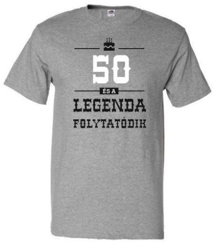 50 és a Legenda folytatódik póló XL-es