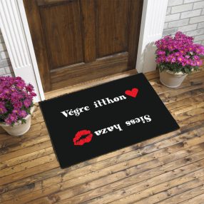 Végre itthon - Siess haza lábtörlő