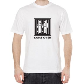 Game over fehér póló XL-es