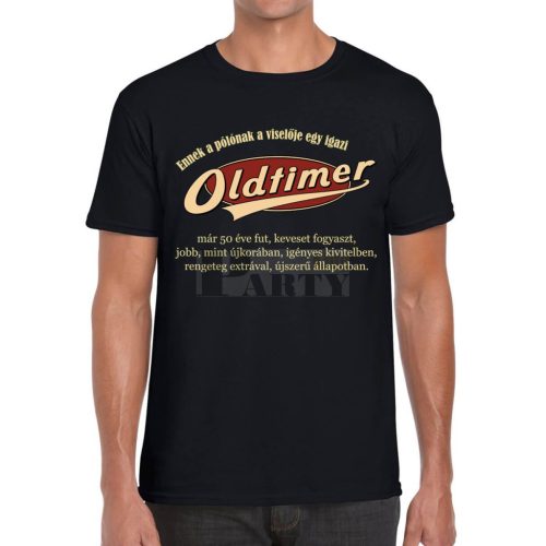 Póló Oldtimer 50 éveseknek XL