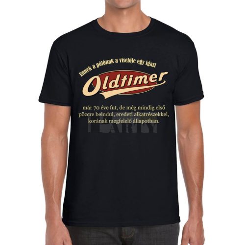 Póló Oldtimer 70 éveseknek XXL