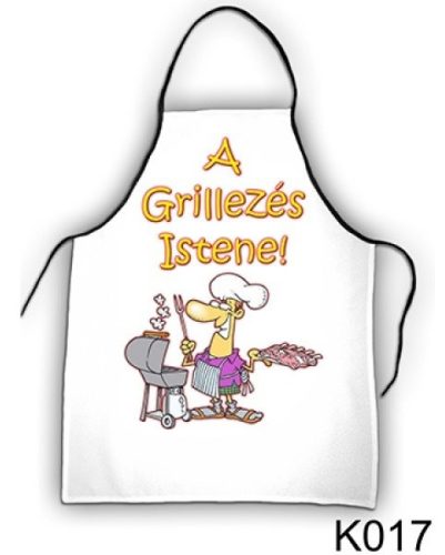 A grillezés Istene! kötény