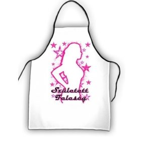 Született feleség kötény