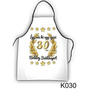 Így néz ki egy igazi 30-as kötény