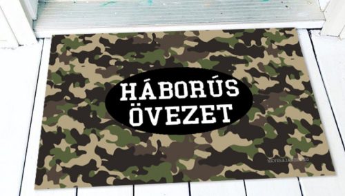 Háborús övezet lábtörlő 