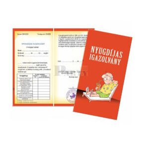 Bizonyítvány nyugdíj pálma 