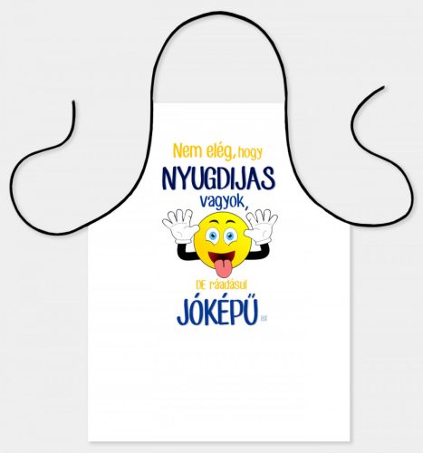 Jóképű nyugdíjas kötény