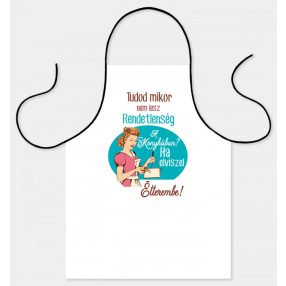 Tudod mikor nem lesz rendetlenség? kötény