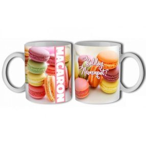 Boldog névnapot macaronos bögre