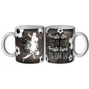 Focista szív bögre