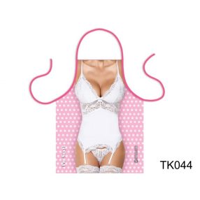 Szexi fehérneműs kötény 