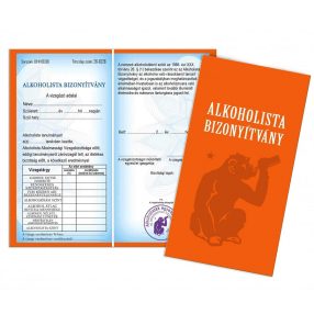 Alkoholista bizonyítvány