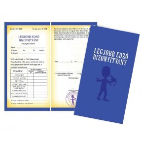 Legjobb edző bizonyítvány