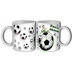 Foci az életem bögre