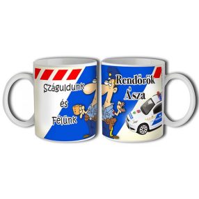 Rendőrök ásza bögre