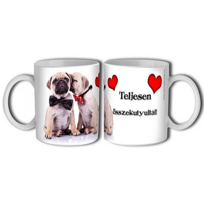 Teljesen összekutyultál bögre