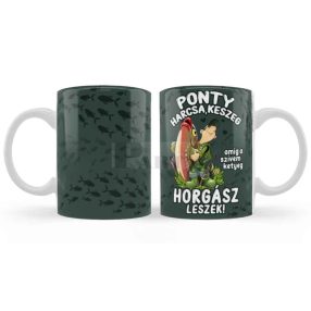 Ponty, harcsa, keszeg bögre 