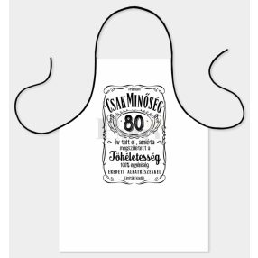   80-as Születésnapi  "Csak a tökéletesség " kötény 