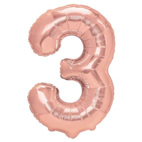 3-as rose gold fólia lufi 100 cm