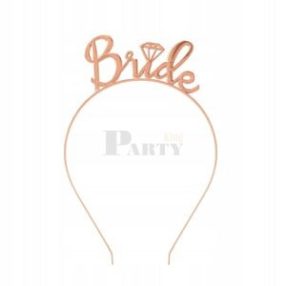 Bride fejpánt rosegold
