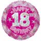 18-as pink fólia lufi 45 cm