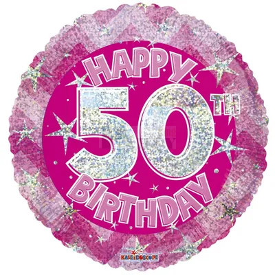 50-es pink fólia lufi 45 cm