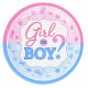 Girl or Boy? papírtányér 