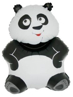 Panda maci fólia lufi 80 cm 