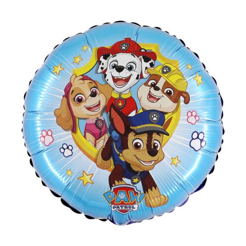 Mancs őrjárat kék fólia lufi 45 cm