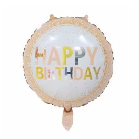 Happy Birthday  konfettis fólia lufi 45 cm