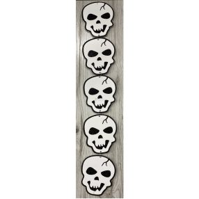 Halloween koponyás lógódísz 