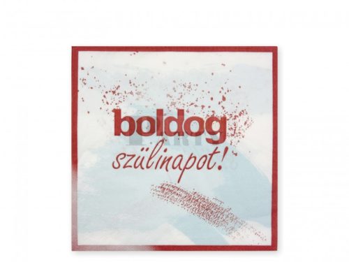 Boldog szülinapot szalvéta