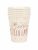 Boldog Szülinapot papírpohár  rosegold 6 db 220 ml