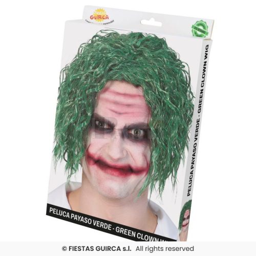 Paróka Zöld hullámos Joker