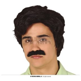 Paróka Escobar bajusszal