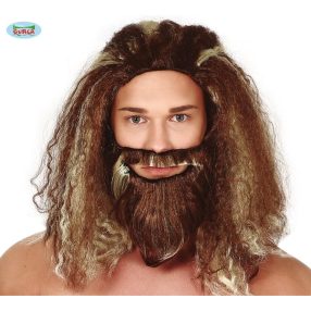 Hajótörött/ ősember paróka szakállal 